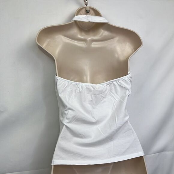 Lanston REVOLVE white knit halter top size medium L-1743ac NWT - Picture 5 of 9